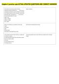 chapter 6 practice quiz ACTUAL UPDATED QUESTIONS AND CORRECT ANSWERS 