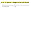 UNV- 104 Final Quiz ACTUAL UPDATED QUESTIONS AND CORRECT ANSWERS 