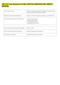 UNV-104 Final Assessment ACTUAL UPDATED QUESTIONS AND CORRECT &NewLine;ANSWERS 