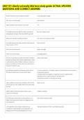 UNIV 101 Liberty university Mid term study guide ACTUAL UPDATED &NewLine;QUESTIONS AND CORRECT ANSWERS 