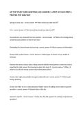 SAT TEST STUDY GUIDE QUESTIONS AND ANSWERS &vert; LATEST SAT EXAM PREP & PRACTICE TEST 2026&sol;2027