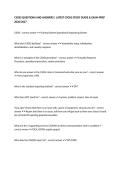 CSOSS QUESTIONS AND ANSWERS &vert; LATEST CSOSS STUDY GUIDE & EXAM PREP 2026&sol;2027