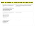 Review&colon; The Crucible ACTUAL UPDATED QUESTIONS AND CORRECT ANSWERS 