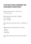 ATLS10 2026 TRAUMA ASSESSMENT AND&NewLine;MANAGEMENT MASTER REVIEW