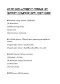 ATLS10 2026 ADVANCED TRAUMA LIFE&NewLine;SUPPORT COMPREHENSIVE STUDY GUIDE&NewLine;