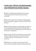 ATLS10 2026 CRITICAL DECISION-MAKING&NewLine;AND INTERVENTIONS REVIEW MANUAL