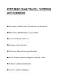 ATSEP BASIC EXAM 2026 FULL QUESTIONS&NewLine;WITH SOLUTIONS