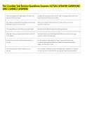 The Crucible-Test Review Questions&sol;Answers ACTUAL UPDATED QUESTIONS &NewLine;AND CORRECT ANSWERS 
