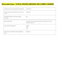 Stormwater Exam 1 ACTUAL UPDATED QUESTIONS AND CORRECT ANSWERS 
