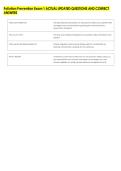 Pollution Prevention Exam 1 ACTUAL UPDATED QUESTIONS AND CORRECT &NewLine;ANSWERS 