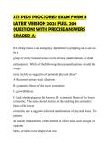 ATI PEDS PROCTORED EXAM FORM B&NewLine;LATEST VERSION 2026 FULL 200&NewLine;QUESTIONS WITH PRECISE ANSWERS&NewLine;GRADED A&plus;