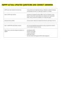 SWPPP ACTUAL UPDATED QUESTIONS AND CORRECT ANSWERS 