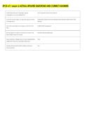 SPCE 611 exam 6 ACTUAL UPDATED QUESTIONS AND CORRECT ANSWERS