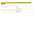 MATL 240 Final Exam Study ACTUAL UPDATED QUESTIONS AND CORRECT &NewLine;ANSWERS 
