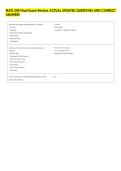  &NewLine;MATL 240 Final Exam Review ACTUAL UPDATED QUESTIONS AND CORRECT &NewLine;ANSWERS 