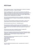 NCS Exam&period; Questions and Answers 100&percnt; Solved