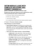 OST580 MODULE 2 QUIZ WITH COMPLETE SOLUTIONS 100&percnt; CORRECT &lpar;GRADED A&plus;&rpar;
