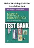 TEST BANK FOR MEDICAL PARASITOLOGY&colon; A SELF-INSTRUCTIONAL TEXT&comma; 7TH EDITION BY RUTH LEVENTHAL AND RUSSELL F&period; CHEADLE&vert; ALL CHAPTERS &vert; QUESTIONS & 100&percnt; VERIFIED ANSWERS AND RATIONALES &vert; GRADED A&plus;