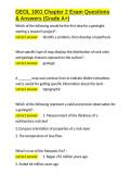 GEOL 1001 Chapter 2 Exam Questions & Answers &lpar;Grade A&plus;&rpar;&period;docx&NewLine;&NewLine;