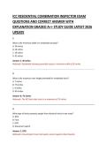 ICC RESIDENTIAL COMBINATION INSPECTOR EXAM &NewLine;QUESTIONS AND CORRECT ANSWER WITH &NewLine;EXPLANATION GRADED A&plus;&plus; STUDY GUIDE LATEST 2026 &NewLine;UPDATE