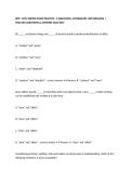BPD - CIVIL SERVICE EXAM PRACTICE - 2 &lpar;GRAMMAR&comma; VOCABULARY&comma; AND SPELLING&rpar; &vert; PRACTICE QUESTIONS & ANSWERS 2026&sol;2027