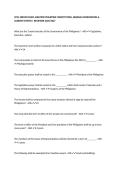CIVIL SERVICE EXAM SUB-PROF PHILIPPINE CONSTITUTION&comma; GENERAL INFORMATION & CURRENT EVENTS &vert; REVIEWER 2026&sol;2027