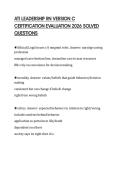 ATI&lowbar;LEADERSHIP&lowbar;RN&lowbar;VERSION&lowbar;C&lowbar;CERTIFICATION&lowbar;EVALUATION&lowbar;2026&lowbar;SOLVED