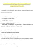 NURS 661 EXAM 1 &vert;  COMPLETE QUESTIONS WITH 100&percnt; RATED EXPERT SOLUTIONS &vert;2026 LATEST UPDATED 