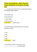 Power Engineering - 4B11 Practice Exam Questions & Answers &lpar;Grade A&plus;&rpar;&period;docx&NewLine;&NewLine;