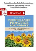 Evidence-Based Practice for Nurses Test Bank 6th Ed&NewLine;&NewLine;