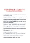 NHA CCMA 3&period;0 Module &num;4&colon; General Patient Care Part 1 Exam With Complete Solutions