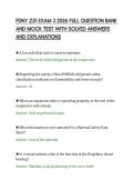 FDNY Z51 EXAM 3 2026 FULL QUESTION BANK&NewLine;AND MOCK TEST WITH SOLVED ANSWERS&NewLine;AND EXPLANATIONS