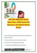 NR 509 Midterm Study Questions 2026 Exam &ndash; NR 509 &ndash; Complete Midterm Practice Questions with Answers and Illustrations