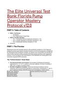 2026&sol;2027 S-Tier The Elite Universal Test Bank&colon; Florida Pump Operator Mastery Protocol v12&period;0 &lpar;BFST & NFPA Compliant&rpar;