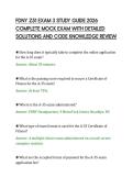 FDNY Z51 EXAM 3 STUDY GUIDE 2026&NewLine;COMPLETE MOCK EXAM WITH DETAILED&NewLine;SOLUTIONS AND CODE KNOWLEDGE REVIEW