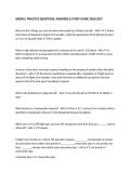 SARON &vert; PRACTICE QUESTIONS&comma; ANSWERS & STUDY GUIDE 2026&sol;2027