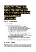 S-Tier Test Bank&colon; Massachusetts CPA Professional Ethics & Regulatory Framework &lpar;2026&sol;2027&rpar; &vert; 69&plus; Elite Q&A