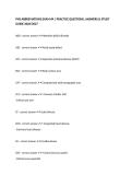 PNS ABBREVIATIONS EXAM &num;4 &vert; PRACTICE QUESTIONS&comma; ANSWERS & STUDY GUIDE 2026&sol;2027