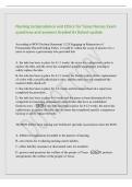 Nursing Jurisprudence and Ethics for Texas Nurses Exam&NewLine;questions and answers Graded A&plus;&vert;latest update&NewLine;According to BON Position Statement 15&period;24 Engaging in Reinsertion of&NewLine;Permanently Placed Feeding Tubes&comma; it would be within the scope of practice for a&NewLine;
