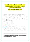 Smartsheet Core Product Certification &NewLine;Practice Exam &vert;Smartsheet Official &NewLine;Certification Program  &NewLine;2026&sol;2027 Academic Year