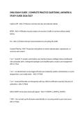 SNSA EXAM GUIDE &vert; COMPLETE PRACTICE QUESTIONS&comma; ANSWERS & STUDY GUIDE 2026&sol;2027