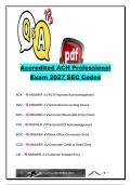 Accredited ACH Professional &lpar;AAP&rpar; Exam 2027 &vert; 21 SEC Codes with Definitions & Correct Answers &vert; ACH Payments&comma; Electronic Funds Transfer &lpar;EFT&rpar;&comma; NACHA Rules &vert; Nacha Accredited ACH Professional &lpar;AAP&rpar; Certification