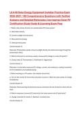 LA 4-50 Solar Energy Equipment Installer Practice Exam 2026&ndash;2027&colon; 100 Comprehensive Questions with Verified Answers and Detailed Rationales &vert; Journeyman Solar PV Certification Study Guide & Licensing Exam Prep