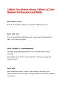 293 Oral Exam Review &lpar;Gamma &sol; Wheels Up&rpar; Exam Questions And Answers Latest Update