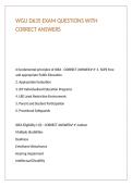 WGU D635 EXAM QUESTIONS WITH CORRECT ANSWERS&period;