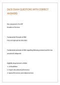 D635 EXAM QUESTIONS WITH CORRECT ANSWERS