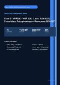 NUR 2063 Essentials of Pathophysiology Exam 2 Actual 2026&sol;2027 &ndash; 100&percnt; Verified &vert; Detailed Rationales &ndash; Pass Guaranteed &ndash; A&plus; Graded