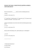 PNS EXAM 2 PAST EXAMS &vert; COMPLETE PRACTICE QUESTIONS&comma; ANSWERS & STUDY GUIDE 2026&sol;2027