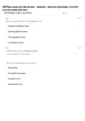 PNS FINAL EXAM LECTURE REVIEW &ndash; SWEENEY &vert; PRACTICE QUESTIONS&comma; ANSWERS & STUDY GUIDE 2026&sol;2027