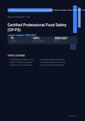 Certified Professional Food Safety CP-FS Exam Actual 2026&sol;2027 &ndash; 100&percnt; Verified &vert; Detailed Rationales &ndash; Pass Guaranteed &ndash; A&plus; Graded